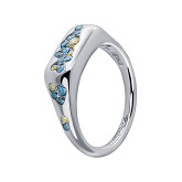 Кольцо из белого золота с бриллиантами R9466-13967 (719)