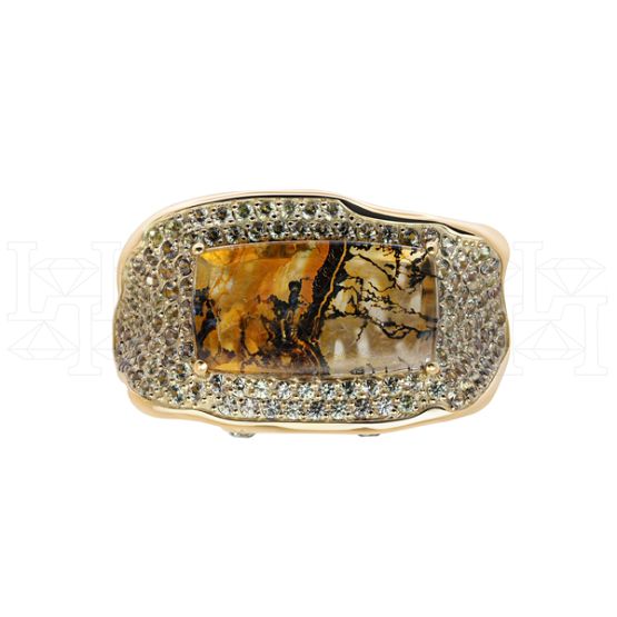 Фото - Кольцо из желтого золота из коллекции "Часы Дали" R9750-15017 (800)