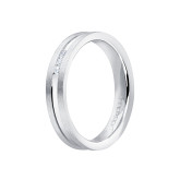 Кольцо из белого золота с бриллиантами из коллекции "Парные обручальные кольца" R7543-10350 (210)