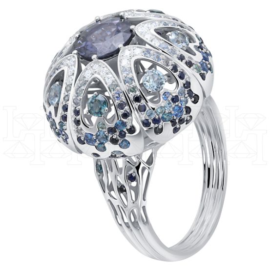 Фото - Кольцо из белого золота с бриллиантами R9881-15342 (453)