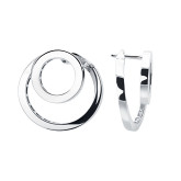 Серьги из белого золота E8345-11711 (807)