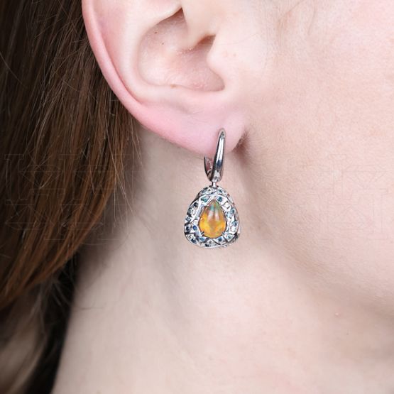 Фото - Серьги из белого золота E9832-15238 (453)