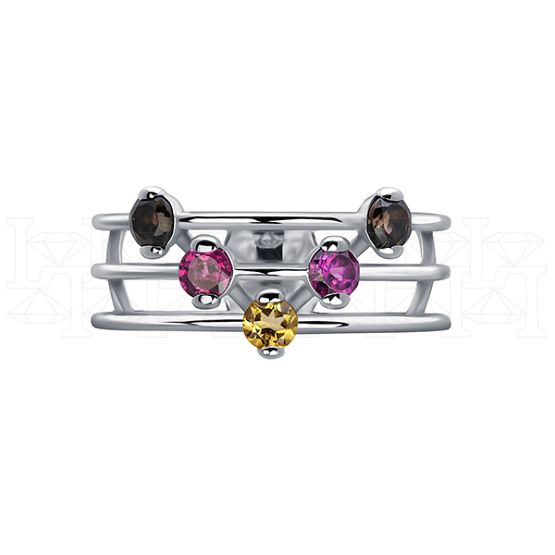 Фото - Кольцо из белого золота из коллекции "Candy" R9667-14818 (563)