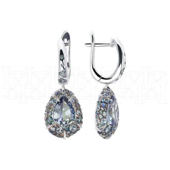 Фото - Серьги из белого золота E9887-15349 (453)