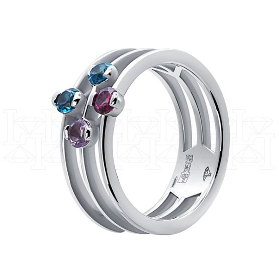 Фото - Кольцо из белого золота из коллекции "Candy" R9668-14820 (563)