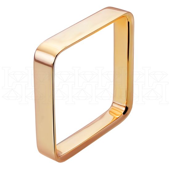 Фото - Кольцо квадратное из рыжего золота W2075000 (162)