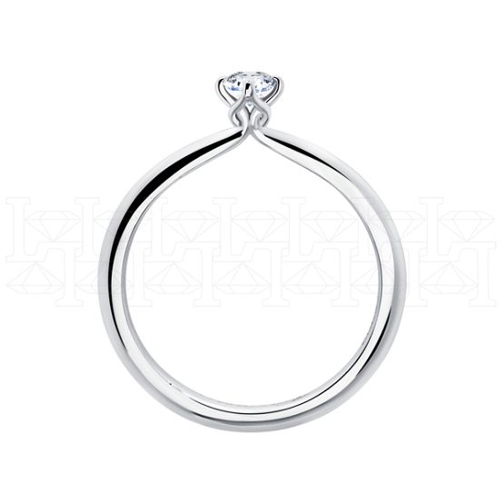 Фото - Кольцо из белого золота с бриллиантом из коллекции "Помолвка" R10182-16045 (515)