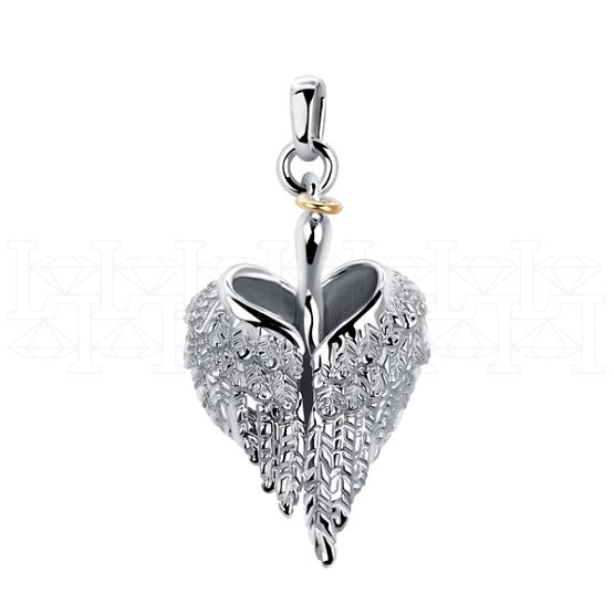 Фото - Подвеска ангел из белого золота P4736-15543 (197)