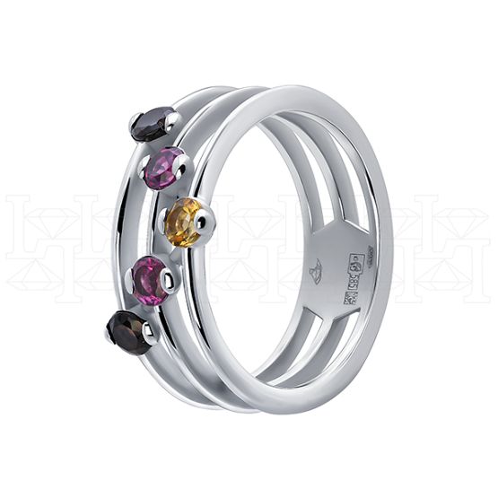 Фото - Кольцо из белого золота из коллекции "Candy" R9667-14818 (563)