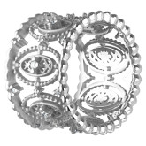 Кольцо из белого золота с бриллиантами из коллекции "Готика" R3278-4368 (773)