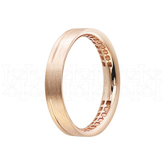 Фото - Кольцо из белого золота из коллекции "Парные обручальные кольца" R8392-12518 (210)