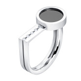 Кольцо из белого золота с бриллиантами R9514-14179 (810)