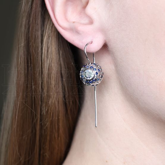 Фото - Серьги из белого золота E9858-15309 (453)