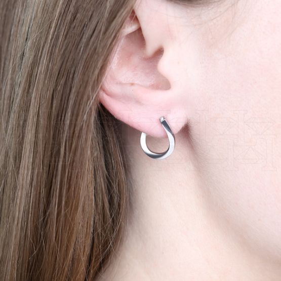 Фото - Серьги из белого золота с бриллиантами E8349-11718 (807)