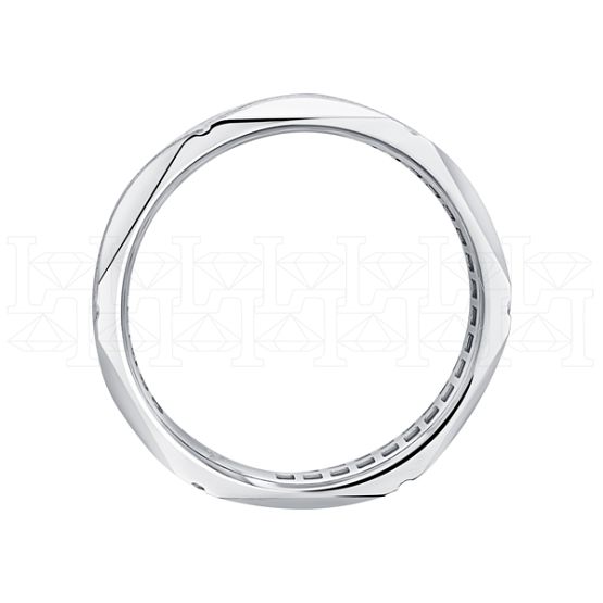 Фото - Кольцо из белого золота из коллекции "Парные обручальные кольца" R9044-15069 (210)