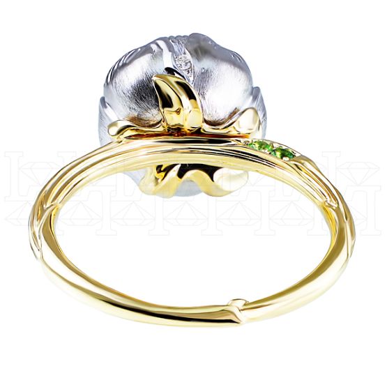 Фото - Кольцо из цветного золота с аметистом и бриллиантами из коллекции "Забава" R5403-6787 (716)