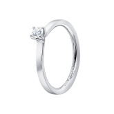 Кольцо из белого золота с бриллиантом из коллекции "Помолвка" R10152-15985 (515)