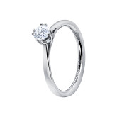 Кольцо из белого золота с бриллиантом из коллекции "Помолвка" R8975-15931 (514)