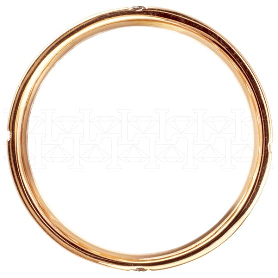 Фото - Кольцо из рыжего золота с бриллиантами из коллекции "Современные" R3069-3939 (332)