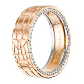 Кольцо из рыжего золота с бриллиантом из коллекции "Современные" R4538-5358 (332)