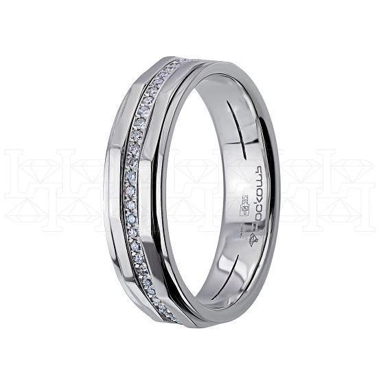 Фото - Кольцо спиннер из белого золота с бриллиантами R7996-11040 (240)