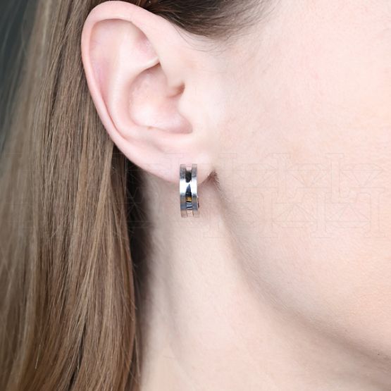 Фото - Серьги из цветного золота с бриллиантами E7144-9803 (812)