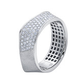 Кольцо из белого золота с бриллиантами R10097-15904 (808)