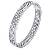 Браслет из белого золота с бриллиантами B3102-4060 (130)