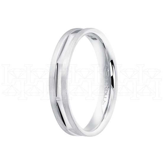 Фото - Кольцо из рыжего золота из коллекции "Парные обручальные кольца" R2227-2439 (210)