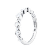 Кольцо из белого золота с бриллиантами из коллекции "Традиционные" R5928-15596 (245)