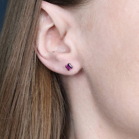 Фото - Серьги пуссеты из белого золота из коллекции "151" G3264-15886 (151)