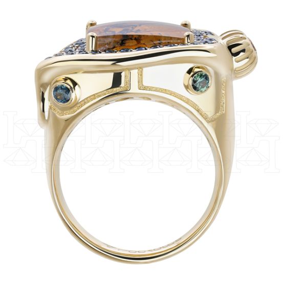 Фото - Кольцо из желтого золота из коллекции "Часы Дали" R9744-15011 (800)