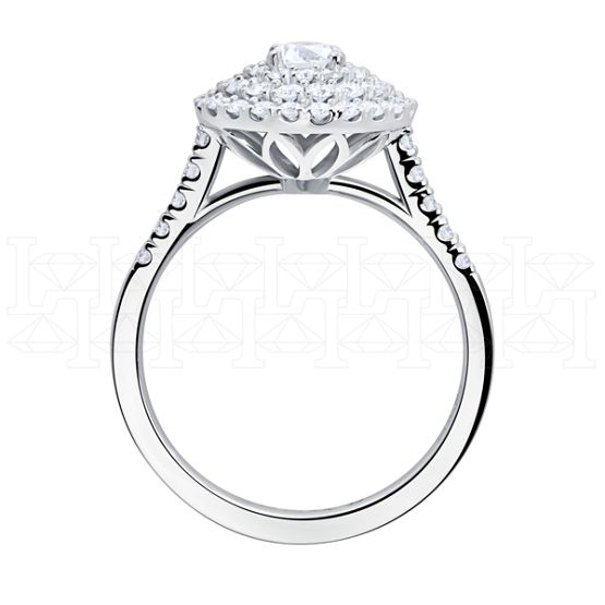 Фото - Кольцо из белого золота с бриллиантом из коллекции "787" R10240-16210 (787)