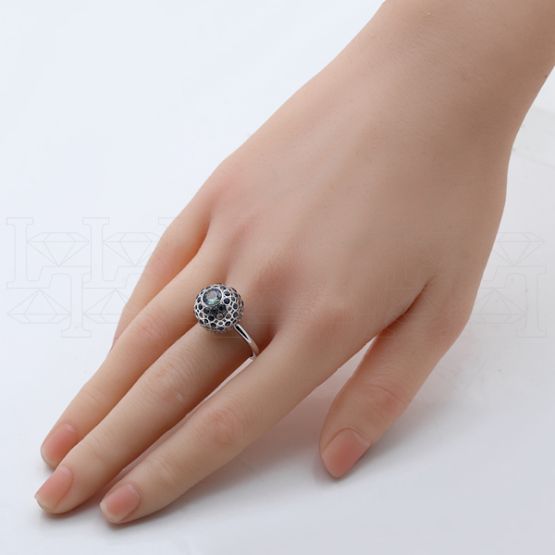 Фото - Кольцо из белого золота R9858-15308 (453)