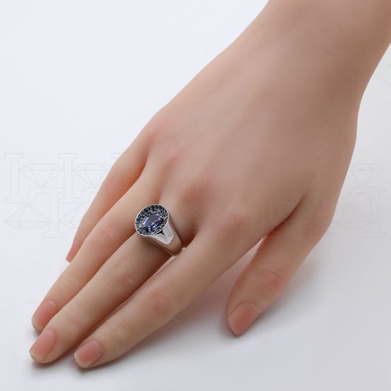 Фото - Кольцо из белого золота с бриллиантами R9874-15334 (453)