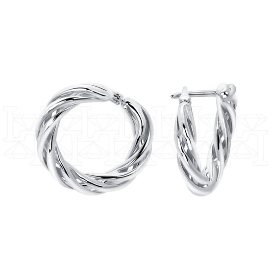 Фото - Серьги конго из рыжего золота E6664-9150 (803)