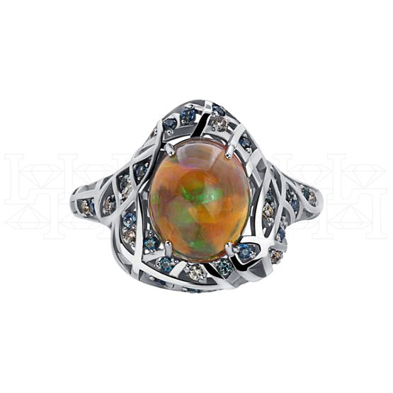 Фото - Кольцо из белого золота R9832-15237 (453)