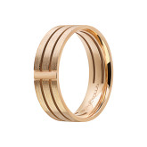 Кольцо из рыжего золота из коллекции "Парные обручальные кольца" R5063-9699 (210)
