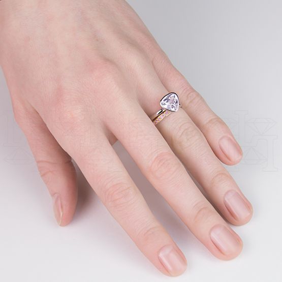 Фото - Кольцо из белого золота с бриллиантами R8600-12221 (161)